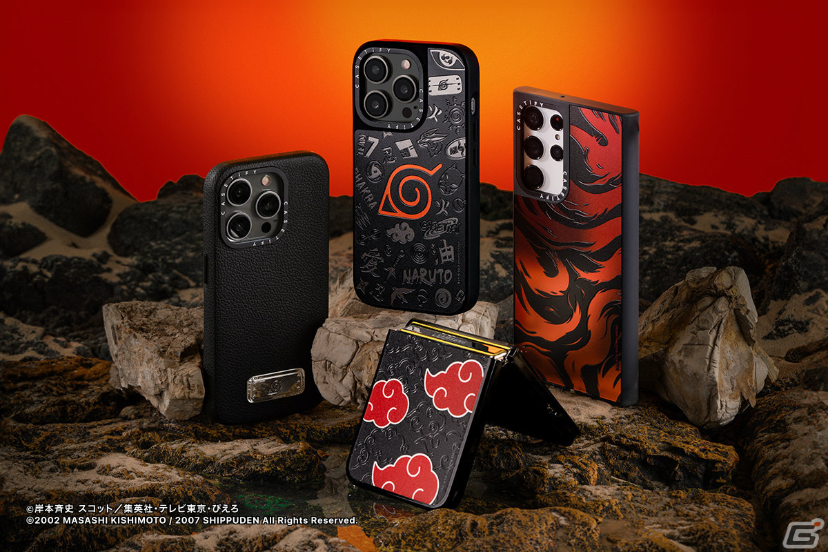 「NARUTO-ナルト- 疾風伝」とCASETiFYのコラボアイテムが登場！ナルトたちのスマホケースや暁デザインのAirPodsケースなどがラインナップの画像4