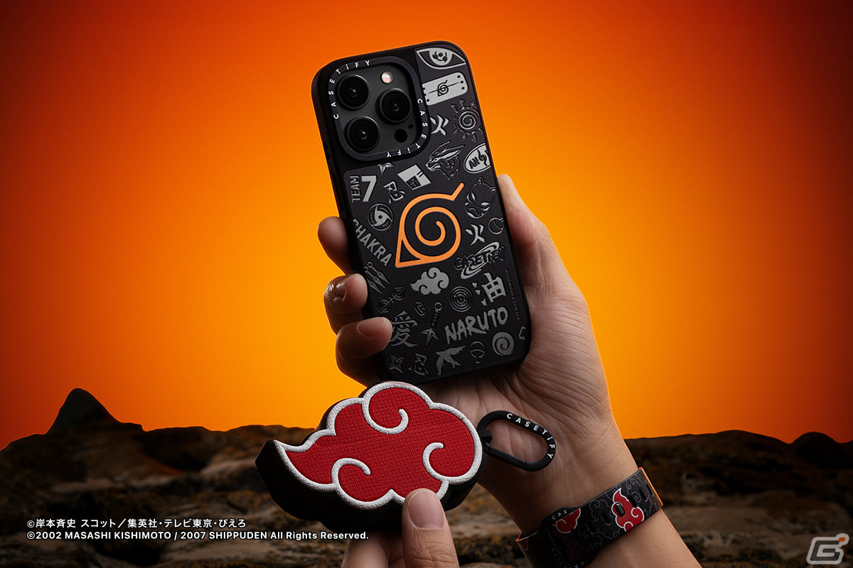 「NARUTO-ナルト- 疾風伝」とCASETiFYのコラボアイテムが登場！ナルトたちのスマホケースや暁デザインのAirPodsケースなどがラインナップの画像6