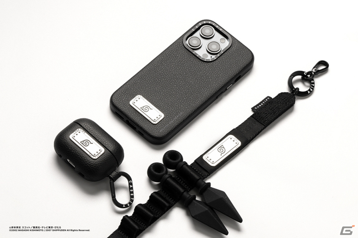 「NARUTO-ナルト- 疾風伝」とCASETiFYのコラボアイテムが登場！ナルトたちのスマホケースや暁デザインのAirPodsケースなどがラインナップの画像9