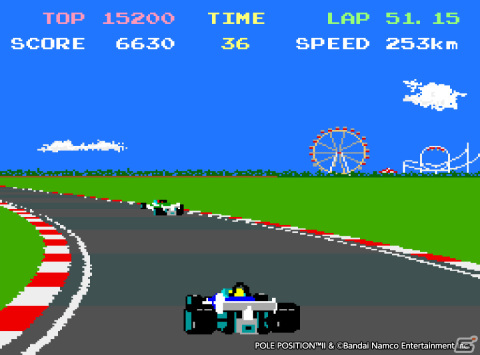 「アーケードアーカイブス ポールポジションII」が12月7日に配信！4つのコースでポールポジション獲得を目指すレースゲームの画像