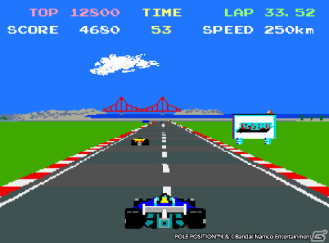 「アーケードアーカイブス ポールポジションII」が12月7日に配信！4つのコースでポールポジション獲得を目指すレースゲームの画像