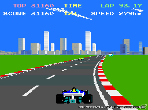 「アーケードアーカイブス ポールポジションII」が12月7日に配信！4つのコースでポールポジション獲得を目指すレースゲームの画像