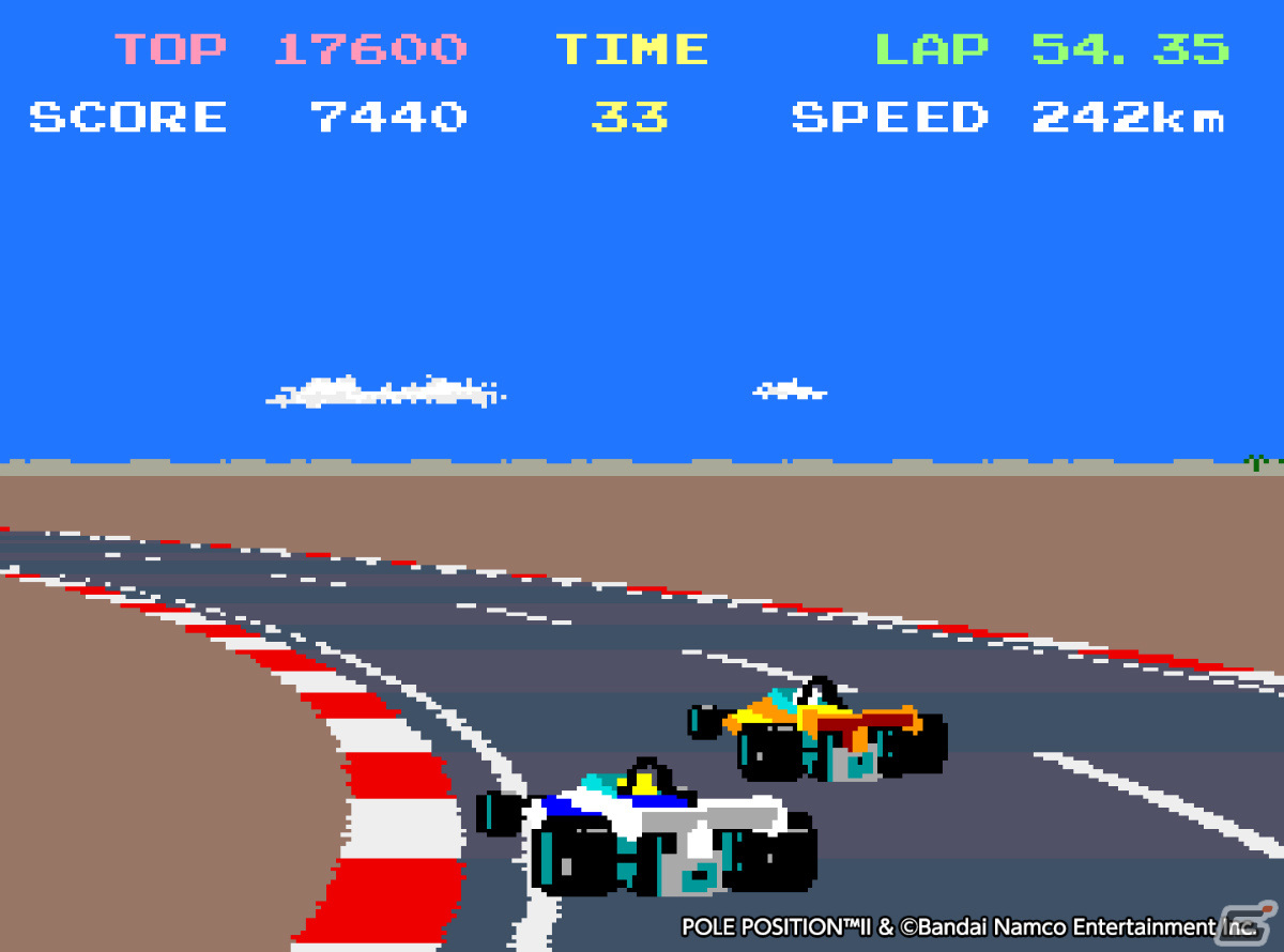 「アーケードアーカイブス ポールポジションII」が12月7日に配信！4つのコースでポールポジション獲得を目指すレースゲームの画像2