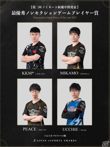 「日本eスポーツアワード」ファン投票の第2回中間結果が発表！最優秀eスポーツクリエイター賞ではえなこさん、けんきさんらが上位にの画像8