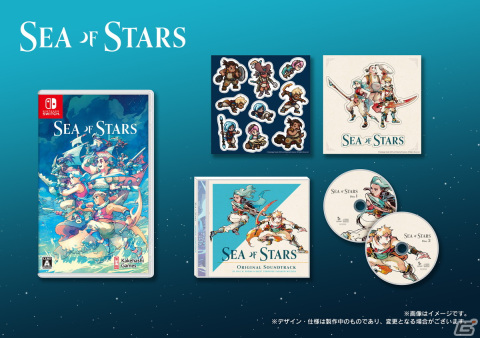 「Sea of Stars」OST2枚組などを封入したSwitch向けパッケージ版が発売！美麗なピクセルアートで描かれる正統派RPGの画像2