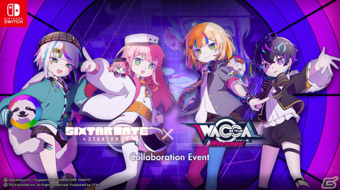 Switch版「Sixtar Gate: STARTRAIL」にてリズムゲーム「WACCA」とのコラボレーションパックが配信開始！の画像1