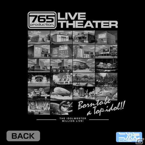 「ミリマス」より「10thLIVE TOUR Act-4」に向けたTシャツやパーカーなどの予約受付が12月17日まで実施中！の画像