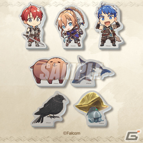 「イースX」オンラインくじが12月14日より販売開始！登場！アドルとカージャを中心にキャラファイングラフやパスケースなどがラインナップの画像17
