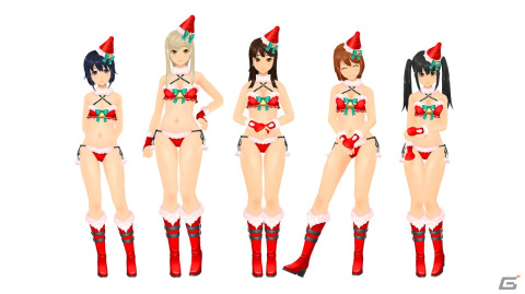 「スクスト2」でクリスマスキャンペーン2023が開催！新作コス「クリスマスビキニ」や復刻コス「トナカイビキニ」が登場の画像2