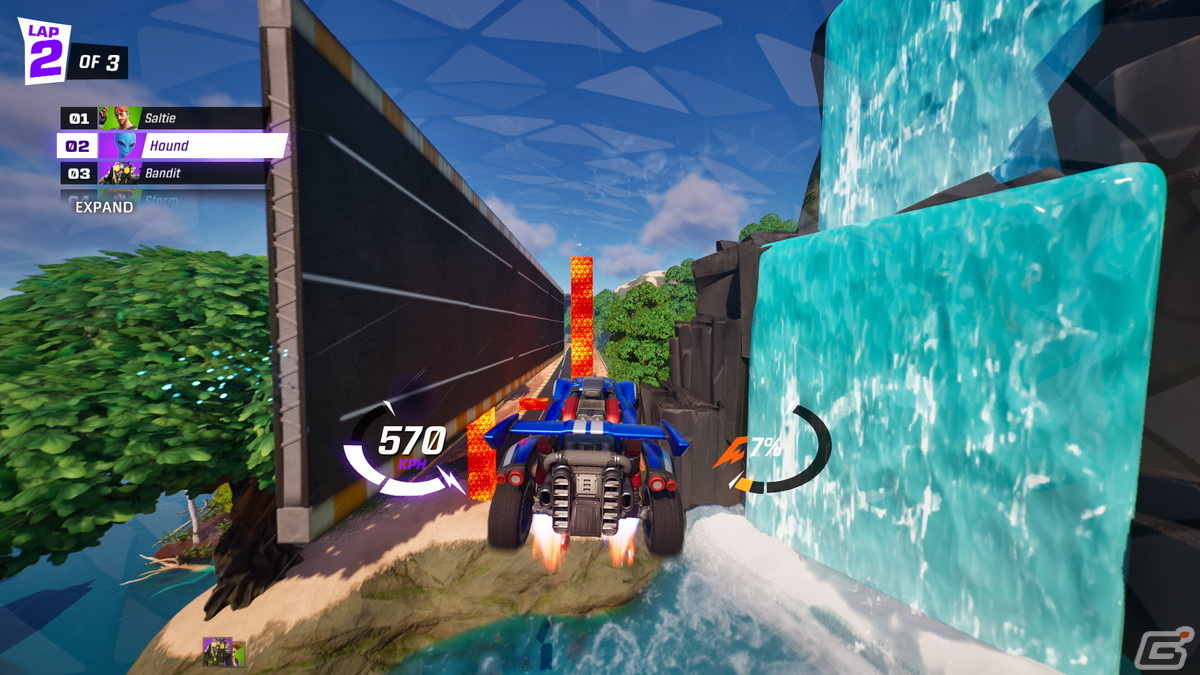 「フォートナイト」内にPsyonixによる新たなアーケードレースゲーム「Rocket Racing」が登場！の画像11