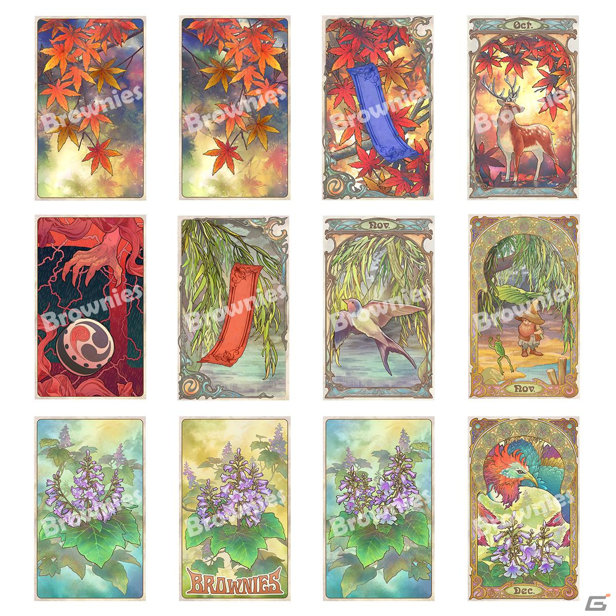 ブラウニーズ制作のオリジナル花札「CARTA DE FLOR」販売1周年で価格改定、単品販売もの画像