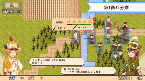 ファンタジーと近代戦争が融合した戦略SRPG「ミュゼットとネコ耳の歩兵隊 ～にくきゅうの旗のもとに～」が2025年にSteamで配信！の画像