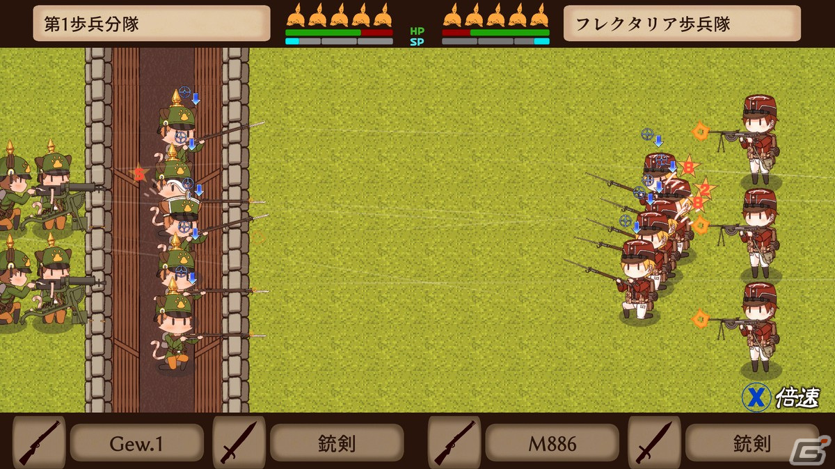 ファンタジーと近代戦争が融合した戦略SRPG「ミュゼットとネコ耳の歩兵隊 ～にくきゅうの旗のもとに～」が2025年にSteamで配信！の画像3