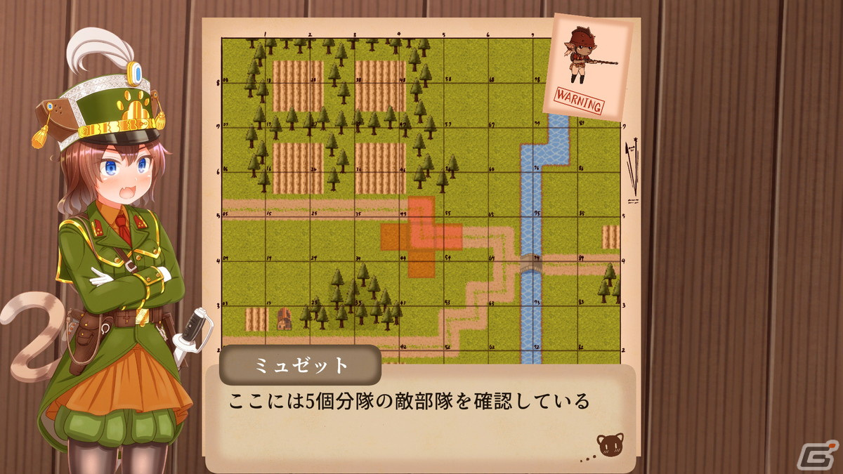 ファンタジーと近代戦争が融合した戦略SRPG「ミュゼットとネコ耳の歩兵隊 ～にくきゅうの旗のもとに～」が2025年にSteamで配信！の画像5