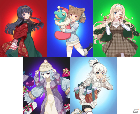 「ごまおつ」でクリスマス総選挙イベントが開催！お家クリスマスを過ごす学園乙女が描かれたガチャもの画像5