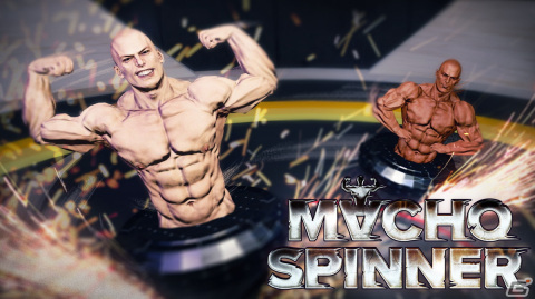 筋肉の頂点を目指す対戦アクション「マッチョスピナー」が配信！誇り高き筋肉をぶつけ合い相手を吹っ飛ばせの画像1