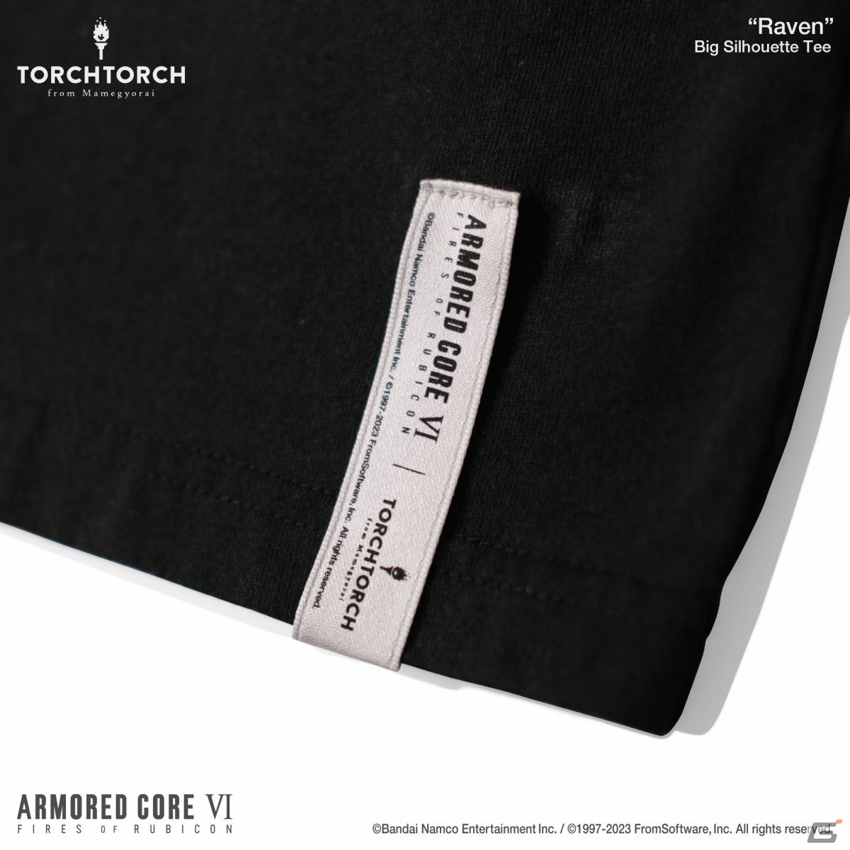 「ARMORED CORE VI FIRES OF RUBICON」作中エンブレムがモチーフとなったTORCH TORCHとのコラボTシャツ2種の受注受付が開始！の画像11