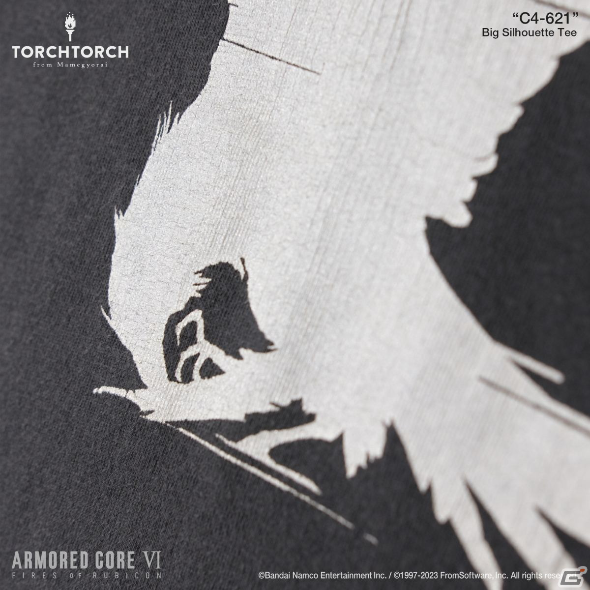 「ARMORED CORE VI FIRES OF RUBICON」作中エンブレムがモチーフとなったTORCH TORCHとのコラボTシャツ2種の受注受付が開始！の画像5