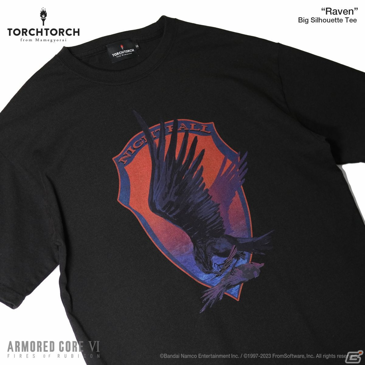「ARMORED CORE VI FIRES OF RUBICON」作中エンブレムがモチーフとなったTORCH TORCHとのコラボTシャツ2種の受注受付が開始！の画像9