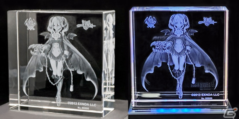 千年戦争アイギス」10周年記念「大悪魔召喚士ラピス 3Dクリスタル」の