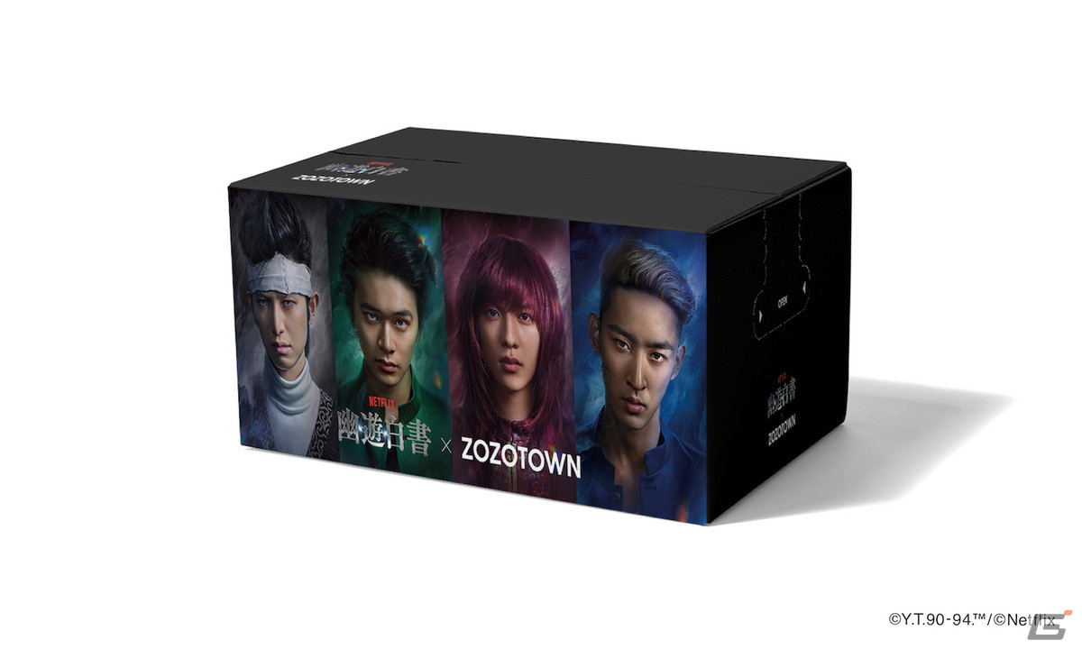 Netflix「幽☆遊☆白書」とZOZOTOWNのコラボが実現！実写キャスト起用によるTシャツなどの受注販売が12月13日より開始の画像