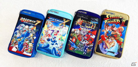 「ロックマン」「魔界村」「ストリートファイター」シリーズのパッケージ風ポーチが12月13日より販売開始！の画像1