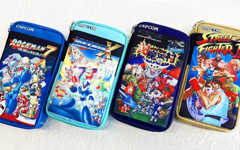 「ロックマン」「魔界村」「ストリートファイター」シリーズのパッケージ風ポーチが12月13日より販売開始！