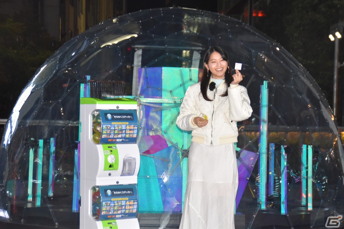 西野七瀬さんが初お披露目のテラパゴスにメロメロ！「ポケモンテラスタルイルミネーション」オープニングセレモニーをレポートの画像