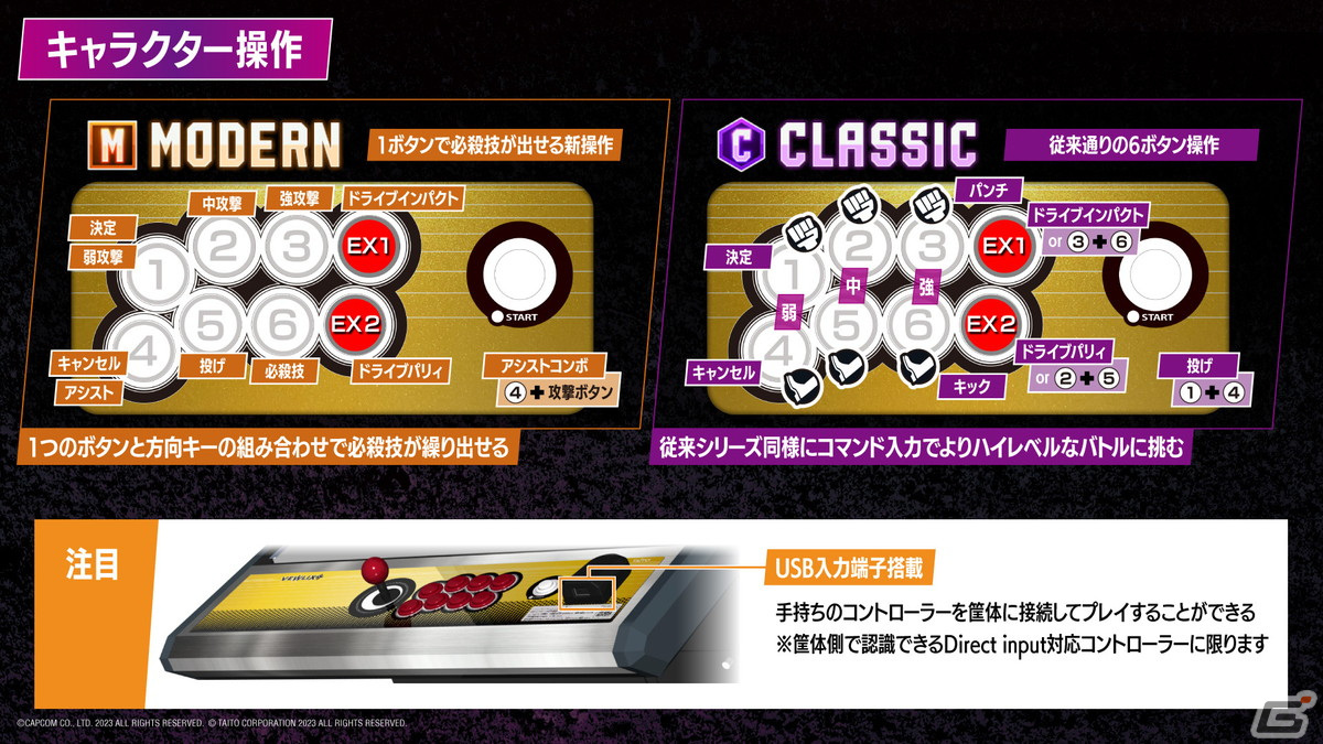 「ストリートファイター6 タイプアーケード」が全国で稼働開始!2敗するまでゲームオーバーにならない“セイフティーモード”の実装でより遊びやすく進化の画像