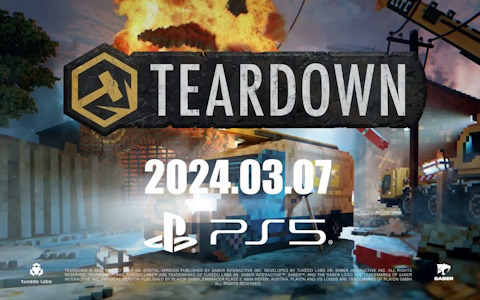 あらゆる物を破壊できるボクセルACT「Teardown」のPS5パッケージ版が2024年3月7日に発売！