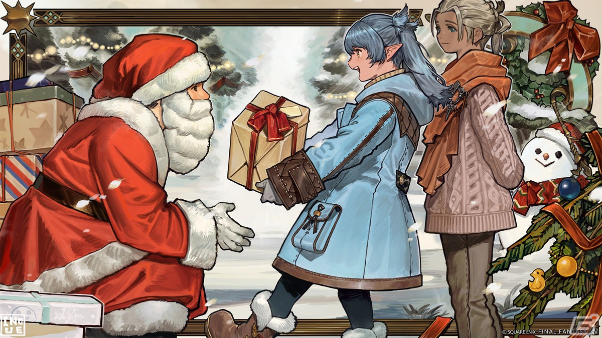 「FFXIV」12月15日より「星芒祭」が開催!オーソドックスセイント装備やイルミネーションで彩られた庭具をゲットしようの画像