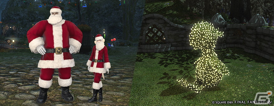 「FFXIV」12月15日より「星芒祭」が開催!オーソドックスセイント装備やイルミネーションで彩られた庭具をゲットしようの画像