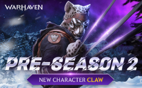 「WARHAVEN」プレシーズン2が開幕！シャープかつ野性的な戦闘を繰り広げる新キャラクター「クロー」が登場