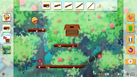 パズルアクション「ぴよころ」が配信！自由に描いたブロックをぶつけたり橋を描いてゴールを目指そうの画像