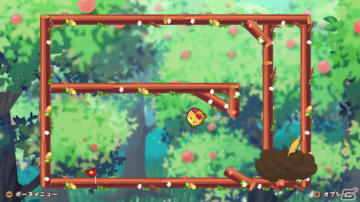パズルアクション「ぴよころ」が配信！自由に描いたブロックをぶつけたり橋を描いてゴールを目指そうの画像3