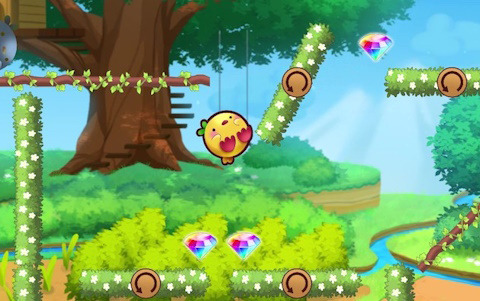パズルアクション「ぴよころ」が配信！自由に描いたブロックをぶつけたり橋を描いてゴールを目指そう