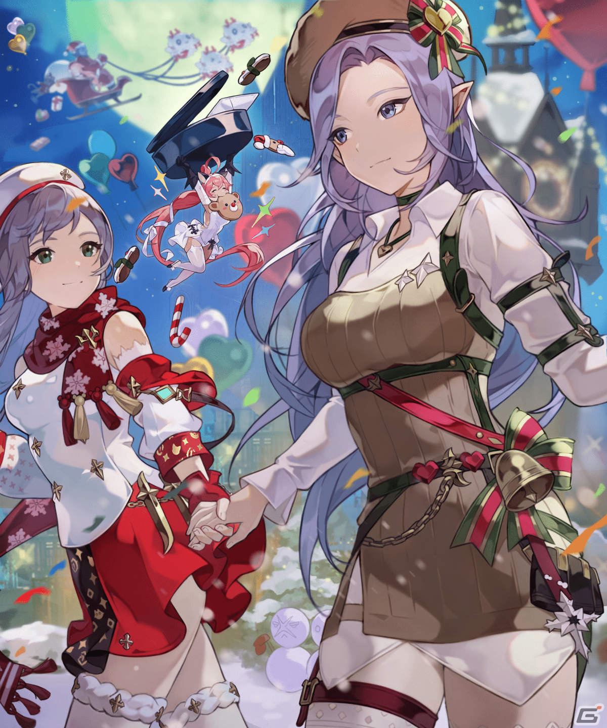 「グランサガ」クリスマスイベントが実施！シーズナルストーリーイベント「聖夜の物語：恋の戦場」や新衣装「溌刺たる冬の誘い」が登場の画像