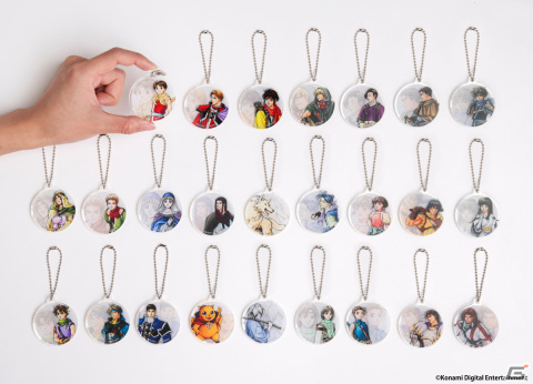 「幻想水滸伝II アクリルチャーム 25th selection」がガシャポンに登場！ルックやルカなど総選挙で選ばれた上位25キャラクターがラインナップの画像1