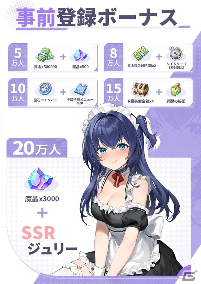 昼はオフィスで働き、夜は異世界で冒険!スマホ向け現代美少女RPG「職場少女 Fighting!」の事前登録が開始の画像