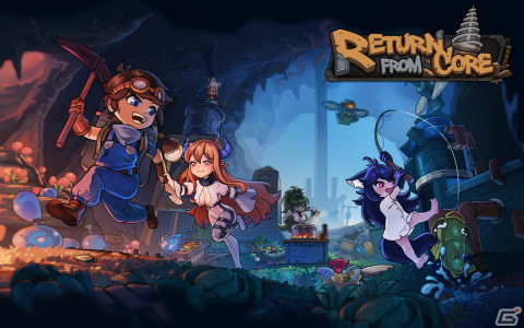 探索や自動化、モンスターガールなどの要素を融合させたサンドボックスRPG「リターン・フロム・コア」の早期アクセスがSteamでリリース！の画像1