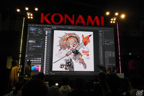 「ORE'N」ゲーム情報に加えて出水ぽすか氏によるライブペインティングも！ジャンプフェスタ2024のスペシャルステージをレポートの画像18