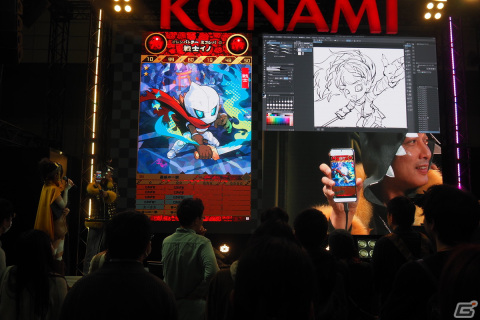 「ORE'N」ゲーム情報に加えて出水ぽすか氏によるライブペインティングも！ジャンプフェスタ2024のスペシャルステージをレポートの画像