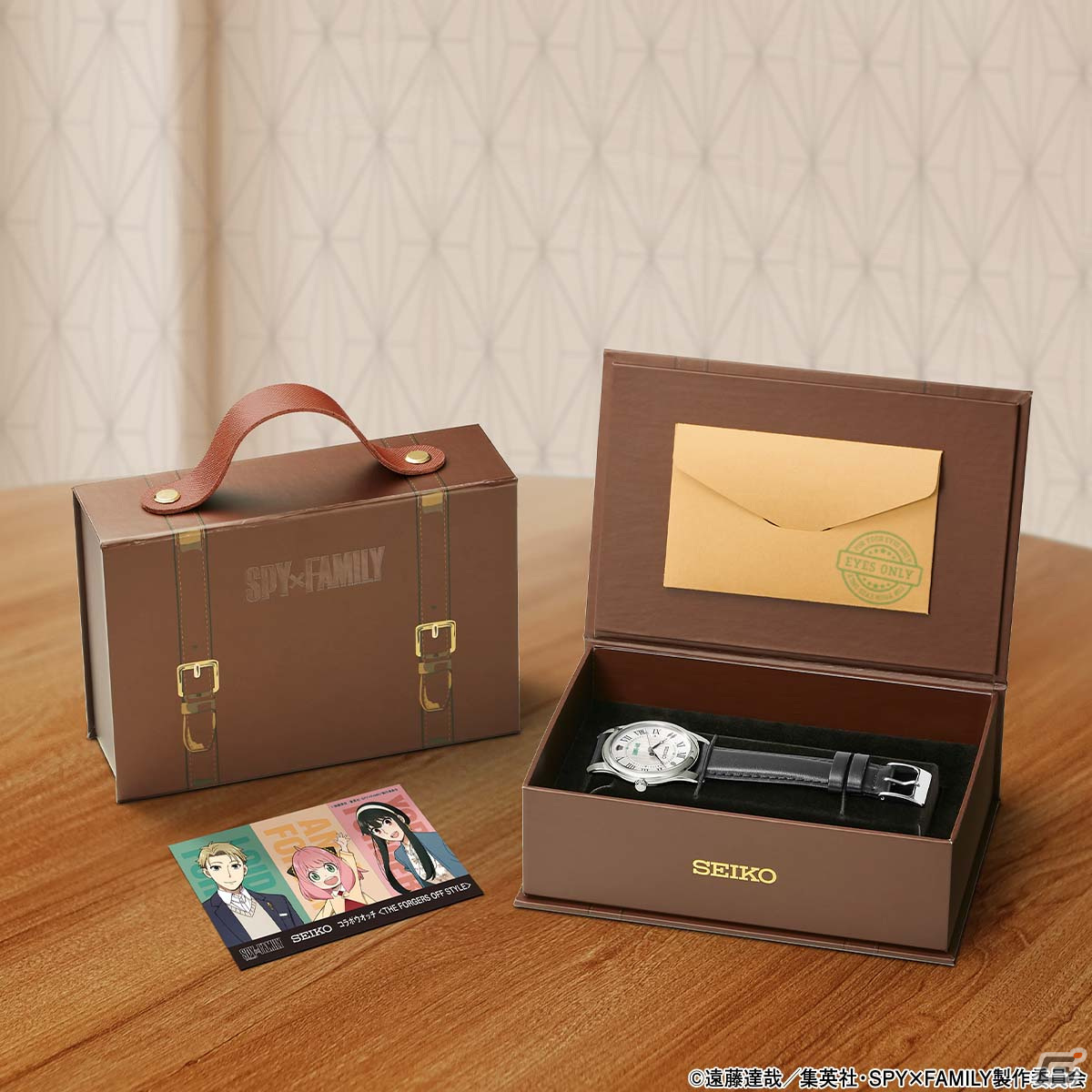 「SPY×FAMILY」とセイコーのコラボウオッチ第二弾が登場！オフの日を過ごすフォージャー家をコンセプトにした商品にの画像