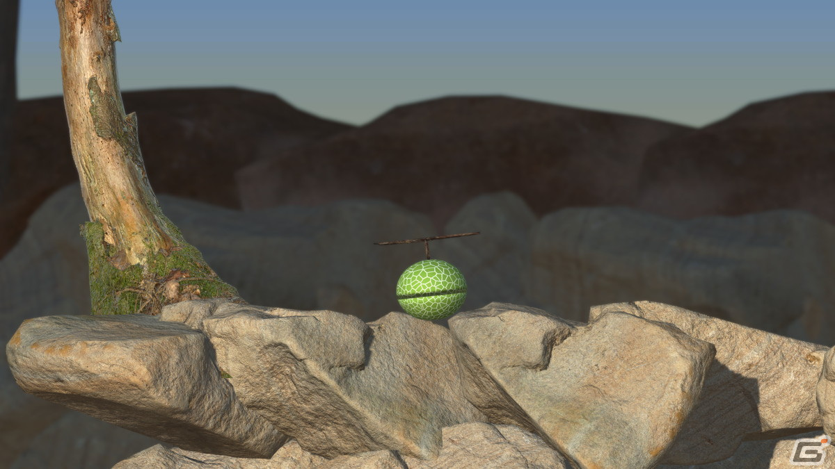 メロンに入った人間を操作し山を登る「Peeking at the peak」がSteamで配信開始―「Getting Over It with Bennett Foddy」に影響を受けて制作された高難度登山ゲームの画像2