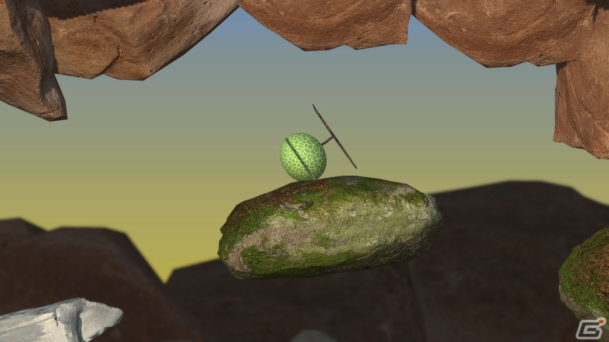 メロンに入った人間を操作し山を登る「Peeking at the peak」がSteamで配信開始―「Getting Over It with Bennett Foddy」に影響を受けて制作された高難度登山ゲームの画像3