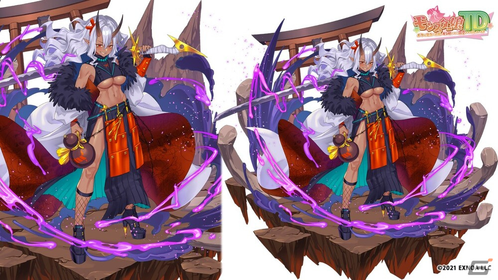 「モンスター娘TD」で【風神娘】シナツが登場するイベント「禍廻りて狐は為す」が開催!妖怪モンスター娘【大鬼】ハガネが登場するガチャもの画像