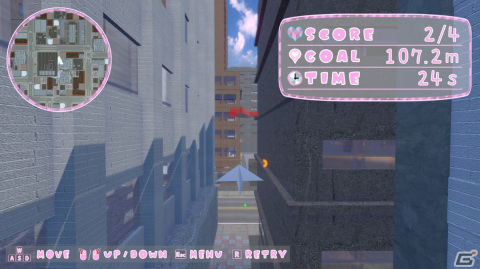 紙飛行機になった“恋文”を操作して女の子に届けるフライトアクションゲーム「KOIBUMI」がSteamで配信開始！の画像