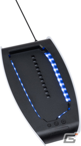 サイバーガジェットが新型PS5 slim専用の縦置きスタンドを12月21日に発売！さまざまな色に光るRGB LEDを搭載の画像3