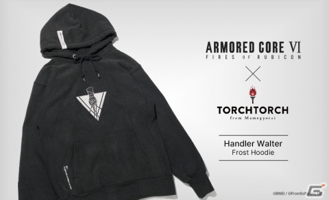 「ARMORED CORE VI FIRES OF RUBICON」とTORCH TORCHのコラボパーカーが登場！ハンドラー・ウォルターの渋みや存在感を表現の画像1