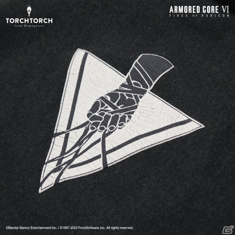 「ARMORED CORE VI FIRES OF RUBICON」とTORCH TORCHのコラボパーカーが登場！ハンドラー・ウォルターの渋みや存在感を表現の画像4